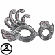 Silver Swirl Mask