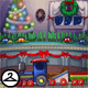 Whimsical Toy Train Background