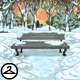 Winter Park Bench Background