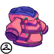 Pink and Purple Striped Hoodie