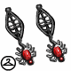 Sparkling Cobweb Earrings