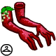 Red Velvet Holly Gloves