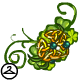 Green Knot Hair Clip