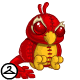 Red Pteri Handheld Plushie