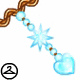 Crystal Heart and Flower Garland