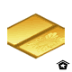 Embossed Gold Floor Tiles
