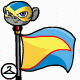 Mynci Defender Flag Trinket