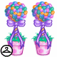 Colourful Candy Topiaries