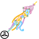 Flowery Ribbon Wand
