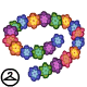 Knit Flower Scarf