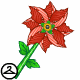 Poinsettia Pinwheel Wand