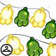 Paw Print String Lights