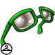 Bright Green Sunglasses