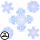 Fluttering Snowflakes Shower