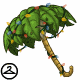 Holiday Palm Tree Umbrella