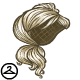 Side Ponytail White Wig
