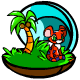 Red Kougra Play Set